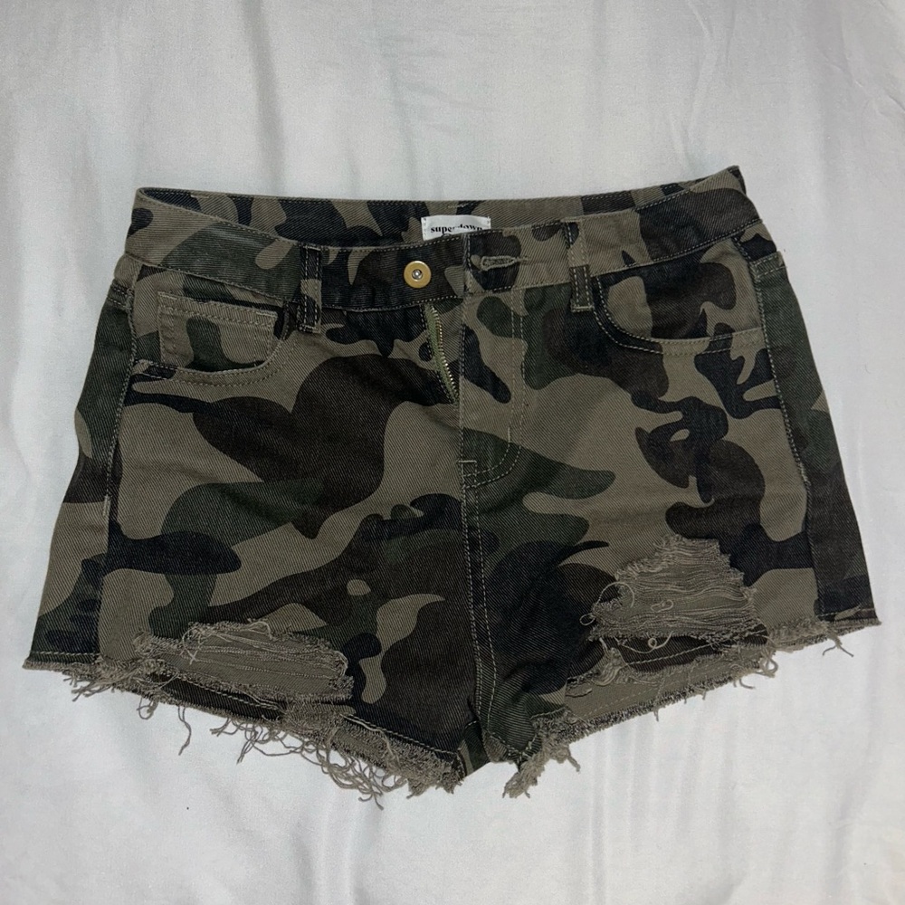 Superdown denim shorts